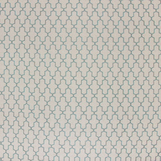 Volley Spa by Carole Designer Fabric Waterfront 32% Viscose, 30% Polyester, 26% Linen, 1 China Passes 60,000 Double Rubs Wyzenbeek Horizontal: 2 1/2" and Vertical: 4" V 53" - Swanky Fabrics -
