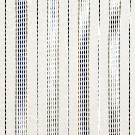 Stage Lights Navy by Carole Designer Fabric In The Details 100% Cotton India 9,000 Wyzenbeek Double Rubs 3" H 54" - Swanky Fabrics -