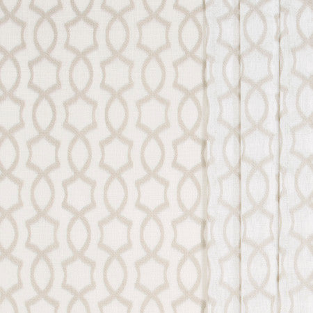 Silver Medal Smoke by Carole Designer Fabric Sheer Marvel 100% Polyester TURKEY N/A </p><p>Repeat: 1 1/4" V, 8 1/4" H 118" - Swanky Fabrics -