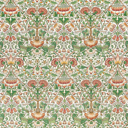Steal The Show Strawberry by Carole Designer Fabric English Garden 100% Cotton N/A 24" V, 18 1/2" H 55" - Swanky Fabrics -