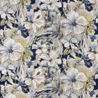 Fashion Formula Ink by Carole Designer Fabric Emerald Ocean 70% Cotton, 30% Linen China Passes 15,000 Double Rubs Wyzenbeek 27 1/2" V, 24" H 54" - Swanky Fabrics -