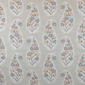 Carole Fabric Drop Of Paisley Linen