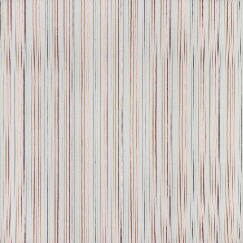 Picolo Stripe Persimmon by Carole Designer Fabric In Tune 100% Cotton India N/A Horizontal: 9 and Vertical: 0 54 - Swanky Fabrics -