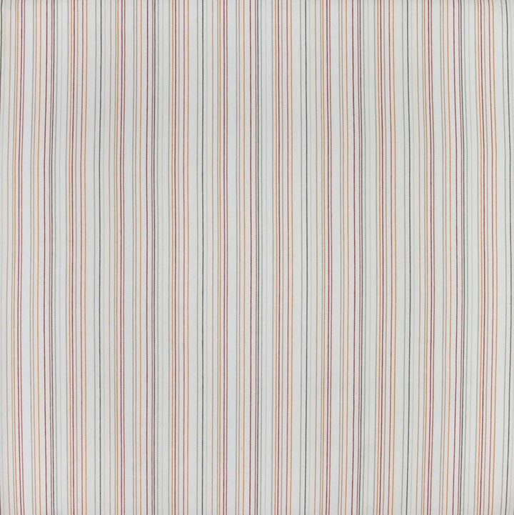 Picolo Stripe Persimmon by Carole Designer Fabric In Tune 100% Cotton India N/A Horizontal: 9 and Vertical: 0 54 - Swanky Fabrics -