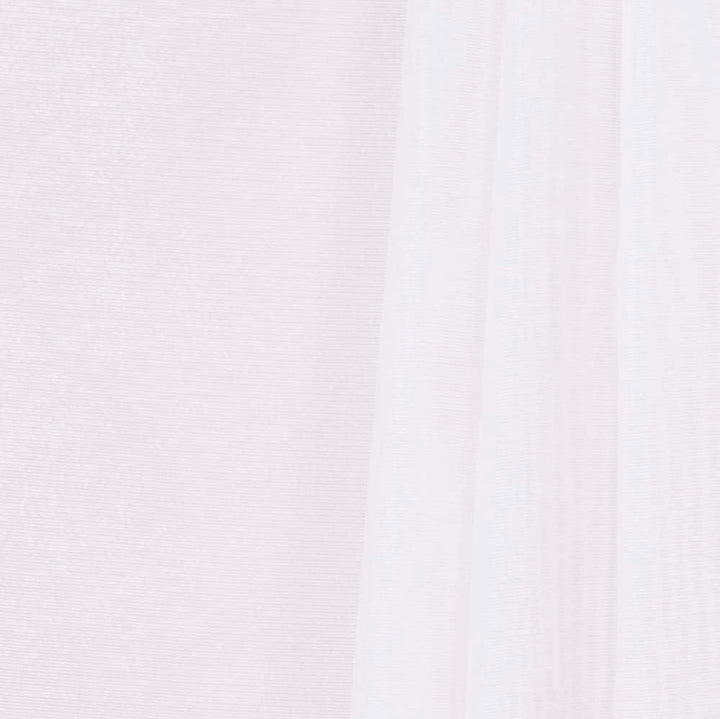 Single Life Snow by Carole Designer Fabric Sheer Intrigue 79% Polyester, 13% Cotton, 8% Linen India N/A Horizontal: 0 and Vertical: 0 54 - Swanky Fabrics -