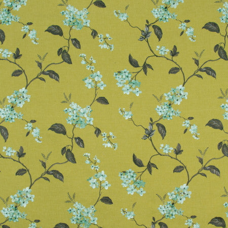 Sweet Sixteen Lime by Carole Designer Fabric VIBRANCE 50% Polyester, 50% Cotton India N/A Horizontal: 25 1/8" and Vertical: 15 3/8" V 51" - Swanky Fabrics -