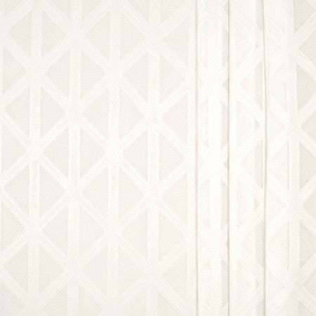 Crossover Ivory by Carole Designer Fabric Sheer Marvel 100% Polyester TURKEY N/A Horizontal: 7 5/8" and Vertical: 7 1/2" V 126" - Swanky Fabrics -