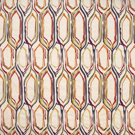 Flowing River Carnival by Carole Designer Fabric Haven 85% Polyester, 15% Linen China N/A Horizontal: 10 3/8" and Vertical: 18 5/8" V 52" - Swanky Fabrics -