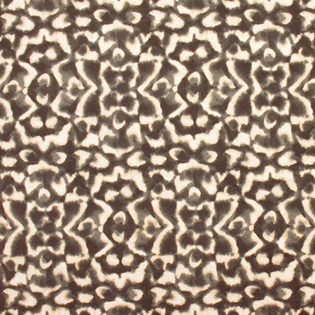 Wild At Heart Coffee by Carole Designer Fabric Prisma 96% Polyester, 4% Linen CHINA 27" V, 25 1/4" H 54" - Swanky Fabrics -