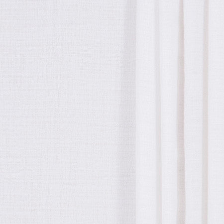 Porch Cafe Winter White by Carole Designer Fabric Sheer Intrigue 100% Polyester Turkey N/A Horizontal: None and Vertical: None 60" - Swanky Fabrics -