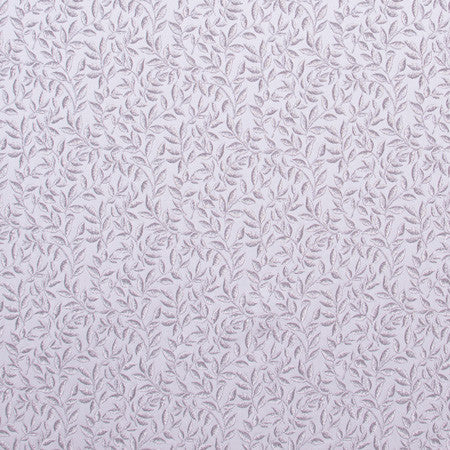 With Intent Dove Gray by Carole Designer Fabric White Smoke 100% Polyester India N/A 9 1/4" V, 9 1/4" H 54" - Swanky Fabrics -