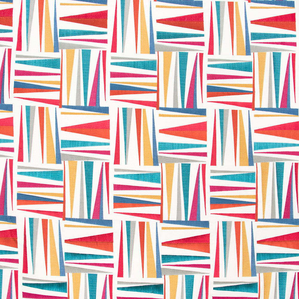 Color Rush Mardi Gras by Carole Designer Fabric Haven 100% Cotton India Passes 35,000 Double Rubs Wyzenbeek Horizontal: 13 and Vertical: 15 52 - Swanky Fabrics -
