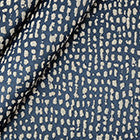 Sitting Room Ink by Carole Designer Fabric Manchester 80% Recycled Polyester, 20% Polyester India 10 3/4" V, 9 3/8" H 56"" - Swanky Fabrics -