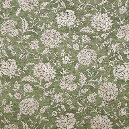 Familiar Sight Pine by Carole Designer Fabric Evergreen 100% Cotton Printed In Usa On Imported Goods 30,000 WYZENBEEK DOUBLE RUBS 24 1/2" V, 14" H HD 55.75" - Swanky Fabrics -