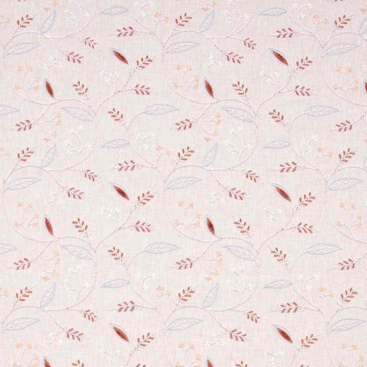 Clara Lane Meadow by Carole Designer Fabric Pink Jade 52% Cotton, 48% Polyester India 30,000 Wyzenbeek Double Rubs Horizontal: 10.375 and Vertical: 9.125 52 - Swanky Fabrics -