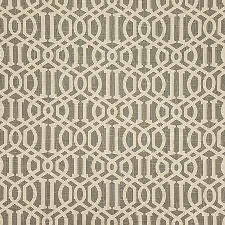 Cant Say No Pewter by Carole Designer Fabric Earth & Stone 70% Cotton, 30% Linen China 15,000 WYZENBEEK DOUBLE RUBS 8" V, 4 1/2" H HD 54" - Swanky Fabrics -