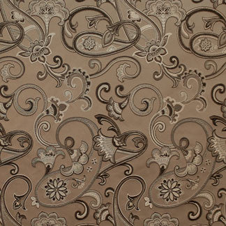 Pedestal Bronze by Carole Designer Fabric Enamored 100% POLYESTER CHINA Passes 50,000 Double Rubs Wyzenbeek Horizontal: 15" and Vertical: 26" 56" - Swanky Fabrics -