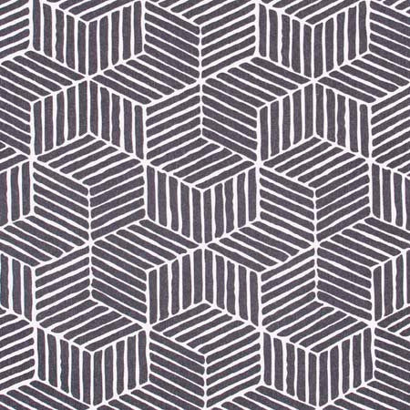 Revolving Door Charcoal by Carole Designer Fabric Modern Edge 100% Polyester India N/A 19 7/8" V, 13 3/4" H 55" - Swanky Fabrics -