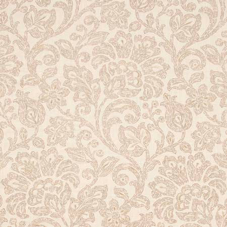 Few Words Linen by Carole Designer Fabric Pink Jade 100% Cotton India N/A </p><p>Repeat: 24 1/2" V, 14 1/2" H 54" - Swanky Fabrics -