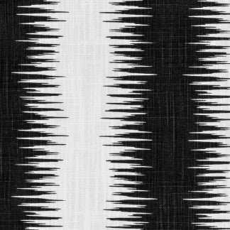 As You Were Ink by Carole Designer Fabric ONYX & IVORY 100% Cotton Pakistan Passes 30,000 Double Rubs Wyzenbeek Horizontal: None and Vertical: 6 3/4" H 54" - Swanky Fabrics -