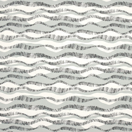 Over The Hills Fog by Carole Designer Fabric Prisma 100% Cotton SPAIN 50,000 Wyzenbeek Double Rubs 13 1/2" V, 13 1/2" H 54" - Swanky Fabrics -