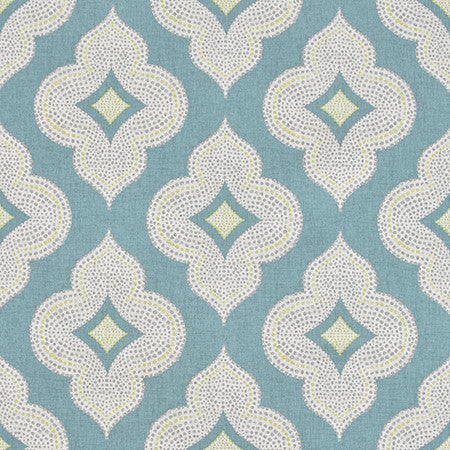 Norden Ridge Verdigris by Carole Designer Fabric Jade 100% Cotton-Soil Repellent Usa 50,000 Wyzenbeek Double Rubs 13 1/4" V, 13 1/4" H HD 56.5" - Swanky Fabrics -