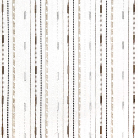 Always In Granite by Carole Designer Fabric Neutral Ground Base: 52% Polyester, 48% Cotton Embr: 100% Polyester India 6 1/4" V, 6 1/2" H 52"" - Swanky Fabrics -