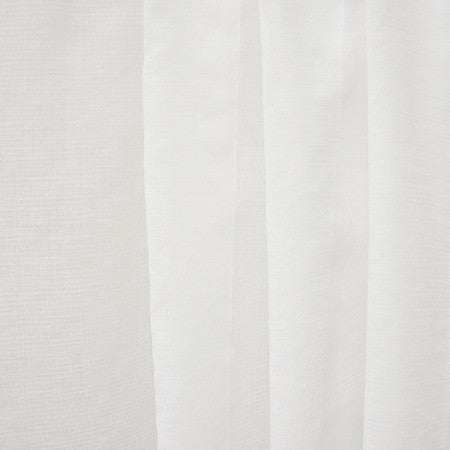 Aspire White by Carole Designer Fabric Sheer Basics III 100% Polyester Turkey N/A None 118" - Swanky Fabrics -