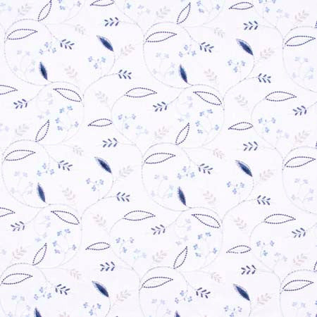 Clara Lane Blue Jay by Carole Designer Fabric Red Sea 52% Cotton, 48% Polyester India 9 1/8" V, 10 3/8" H 52" - Swanky Fabrics -