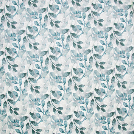 Silly Things Silver Mineral by Carole Designer Fabric Blue Forest 100% Polyester China Passes 30,000 Double Rubs Wyzenbeek Horizontal: 13 1/2" D and Vertical: 13 1/2" V 54" - Swanky Fabrics -