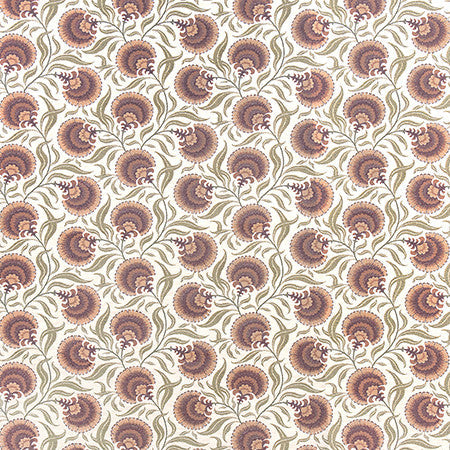 Arlington Berry Stain by Carole Designer Fabric English Garden 75% Polyester, 25% Cotton 40,000 Wyzenbeek Double Rubs 5 1/2" V, 5 5/8" H 54" - Swanky Fabrics -