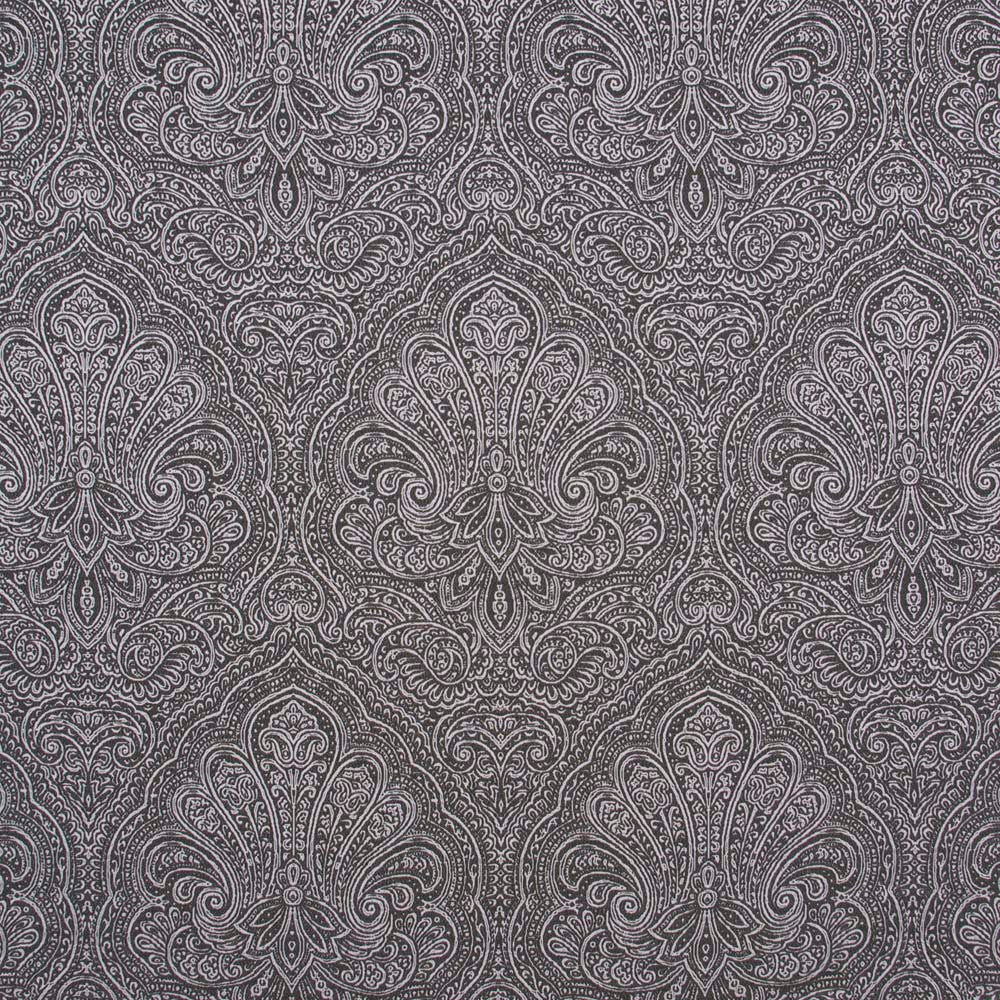 Hidden Crest Ebony by Carole Designer Fabric Ash Oak 65% Polyester, 35% Cotton India N/A Horizontal: 13.125 and Vertical: 26.5 54 - Swanky Fabrics -