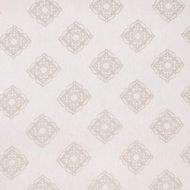 Parlor Games Champagne by Carole Designer Fabric Coconut Cream 95% Polyester, 5% Linen China N/A Horizontal: 1175 and Vertical: 1175 54 - Swanky Fabrics -