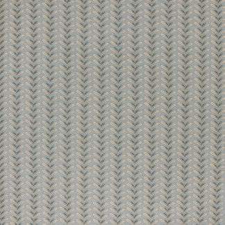 If I Knew Mineral by Carole Designer Fabric Seamist 100% Polyester China 2" V, 5 3/4" H 58" - Swanky Fabrics -