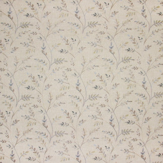 Laughter Flaxen by Carole Designer Fabric Looking Glass 58% Cotton, 42% Polyester INDIA 18 1/2" V, 17" H 51" - Swanky Fabrics -