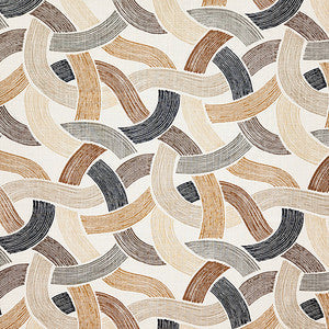 Carole Fabric Through The Bends Copper