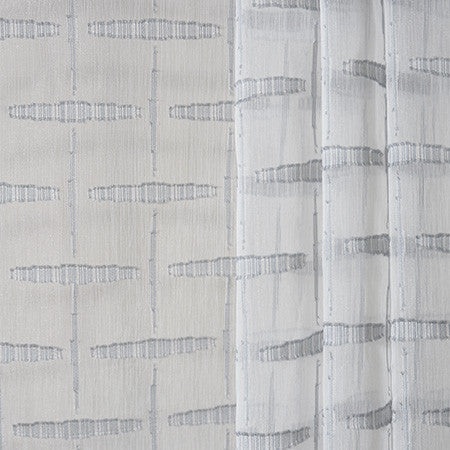 Perfect Weather Mica by Carole Designer Fabric Sheer Philosophy 100% Polyester Turkey 3 3/4" V, 3 1/2" H 118" - Swanky Fabrics -