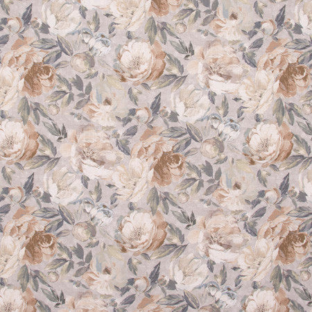 Full Of Intrigue Natural by Carole Designer Fabric Lemongrass 51% Linen, 49% Cotton UK 18" V, 13 1/2" H 53" - Swanky Fabrics -