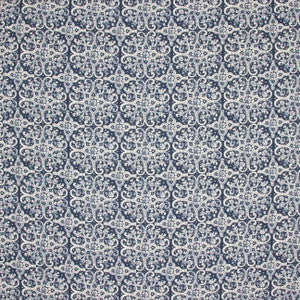 Carole Fabric Press Badge Navy