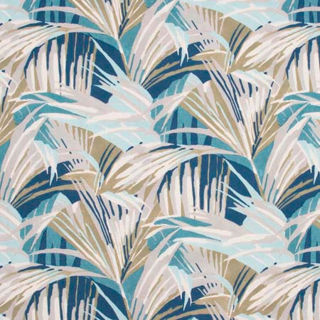 Treehouse Lagoon by Carole Designer Fabric Red Sea 100% Polyester India 50,000 Wyzenbeek Double Rubs </p><p>Repeat: 24 1/2" V, 26 5/8" H HD 55.5" - Swanky Fabrics -