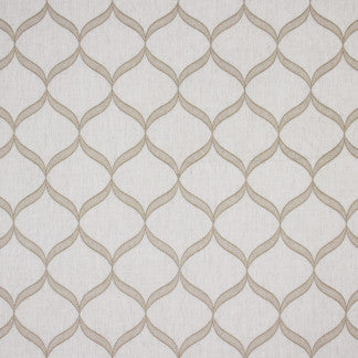 Undertow Dove by Carole Designer Fabric Looking Glass 50% Polyester, 40% Cotton, 10% Linen CHINA N/A Horizontal: 7 3/4" and Vertical: 5 3/4" V 52" - Swanky Fabrics -