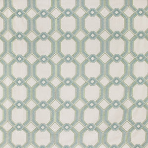 Carole Fabric Graceful Gate Sea Glass