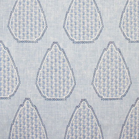Might Have Known Waterfall by Carole Designer Fabric Artisan 36% Polyester, 26% Cotton, 22% Viscose, 16% Linen CHINA 30,000 Wyzenbeek Double Rubs 27" V, 13 1/2" H 55" - Swanky Fabrics -