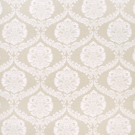 Misty Waters Sand by Carole Designer Fabric COCONUT CREAM 60% Viscose, 40% Polyester China N/A Horizontal: 15 3/8" and Vertical: 13 3/4" V 56" - Swanky Fabrics -