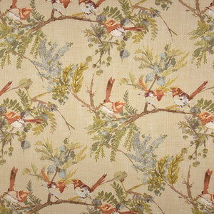 Carole Fabric Round Robin Linen