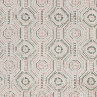 Stone Path Blush by Carole Designer Fabric Summer Garden 85% Cotton, 15% Linen USA Passes 60,000 Double Rubs Wyzenbeek </p><p>Repeat: 13 1/2" V, 13 1/2" H 56" - Swanky Fabrics -