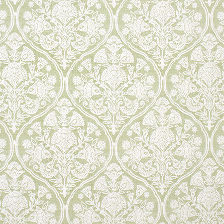 Live Your Life Pear by Carole Designer Fabric Wellington 75% Cotton, 25% Linen-Stain Resistant KOREA 10,000 Wyzenbeek Double Rubs 17 1/2" V, 13 1/4" H HD 54.5" - Swanky Fabrics -
