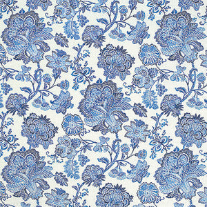Carole Fabric Know The Plot Porcelain Blue