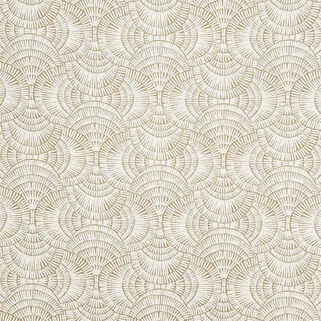 Fan Over Nomad by Carole Designer Fabric Evergreen 85% Cotton, 15% Linen Pakistan 13 1/2" V, 13 1/2" H 54" - Swanky Fabrics -
