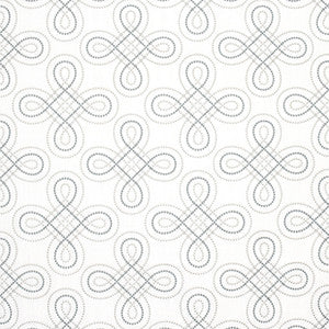 Carole Fabric Keep On Coming Metal Blue